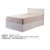 Dolce Plus 白橡木色床頭箱屏床 單床